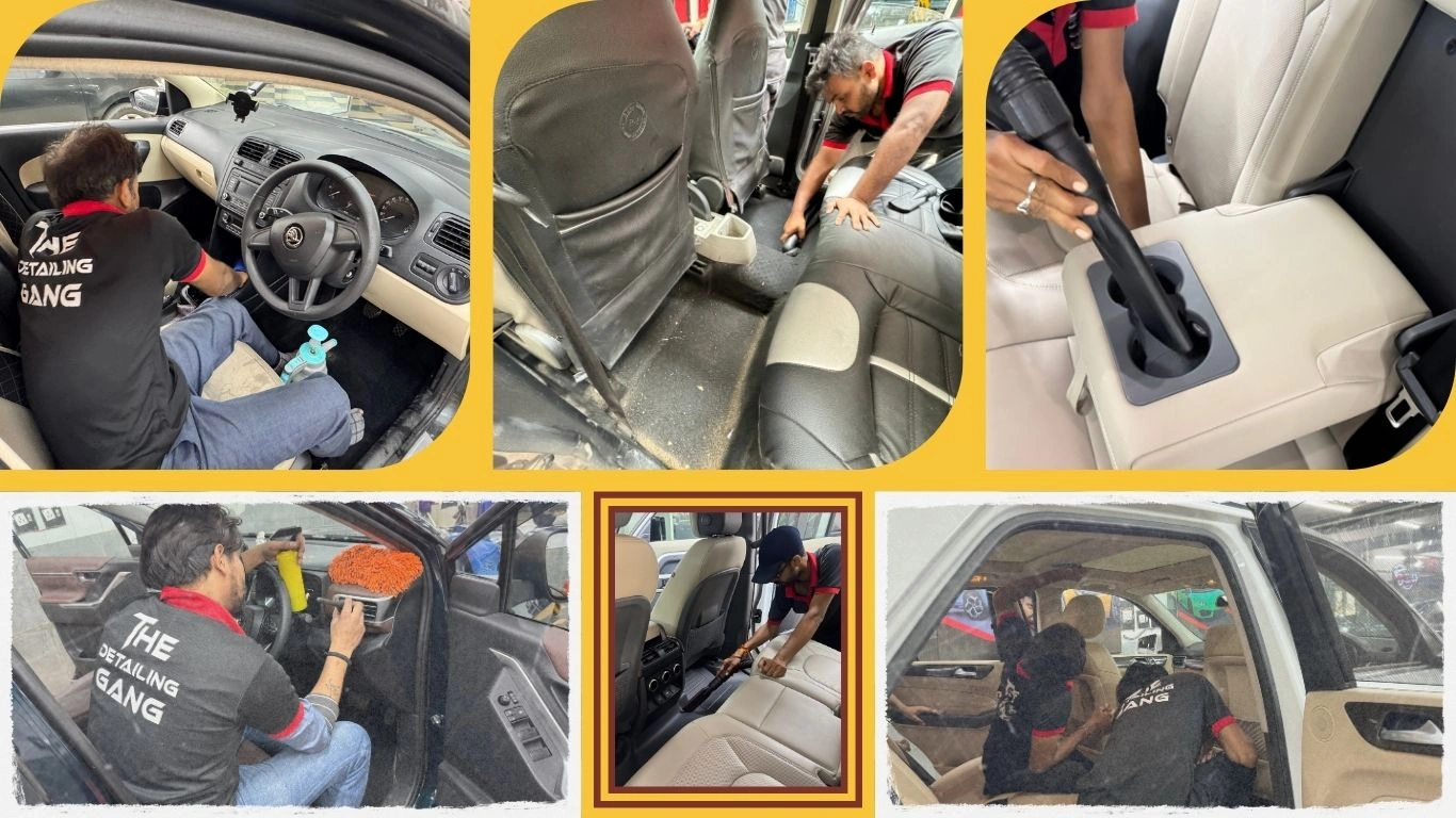 Car Interior Dry Cleaning in Delhi – Door2Door Car Wash® Professional Car Cleaning