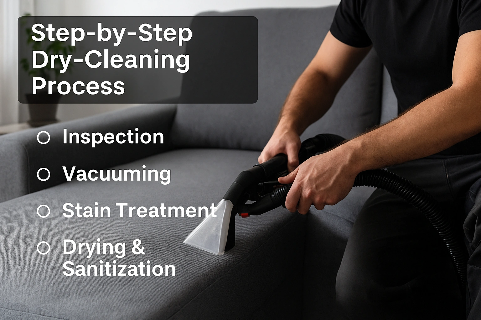 Dry Cleaning Process Steps