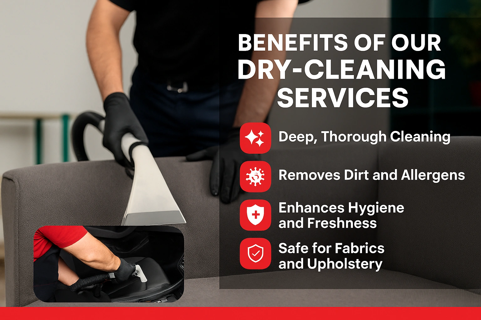 Sofa and Upholstery Dry Cleaning