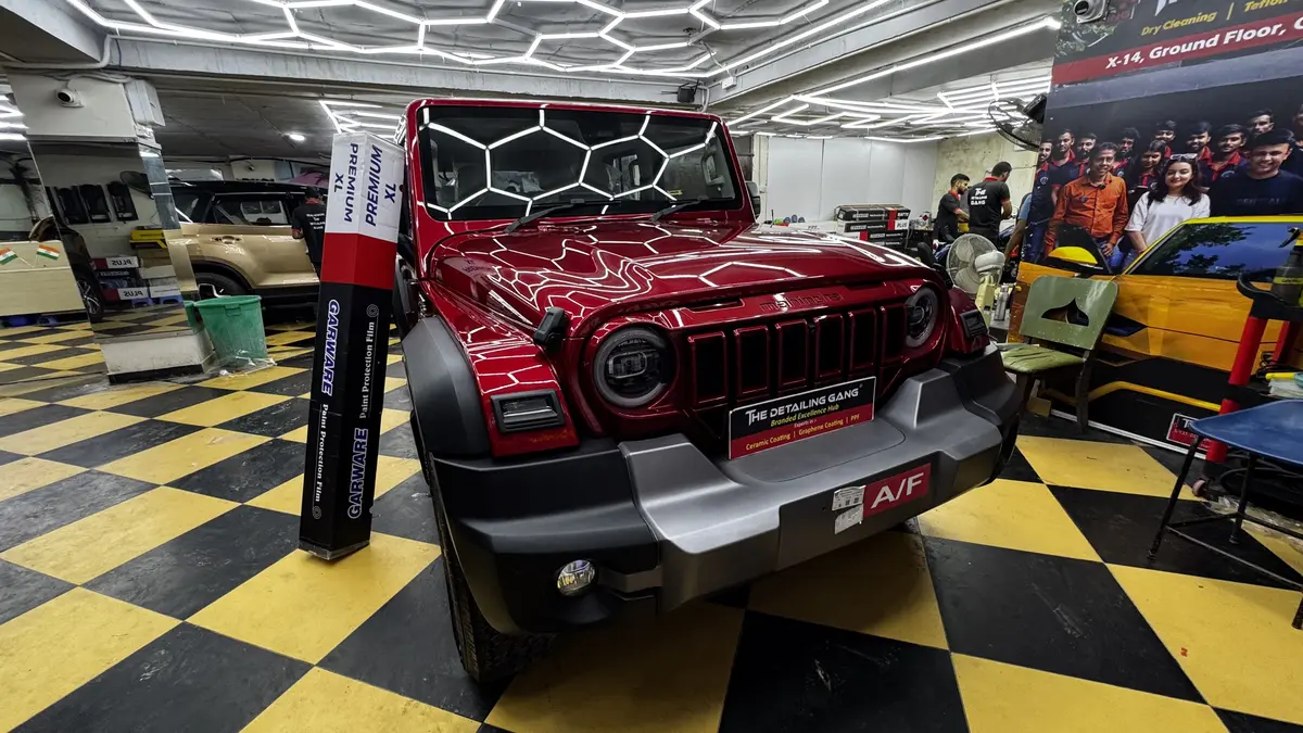 Garware Paint Protection Film on Car Surface