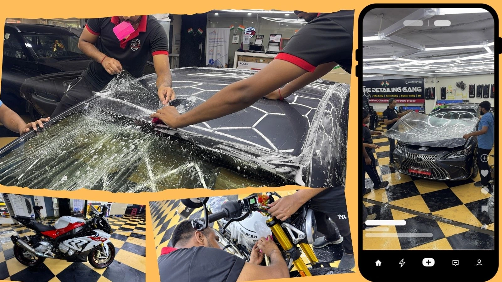 Professional PPF Installation at The Detailing Gang Studio