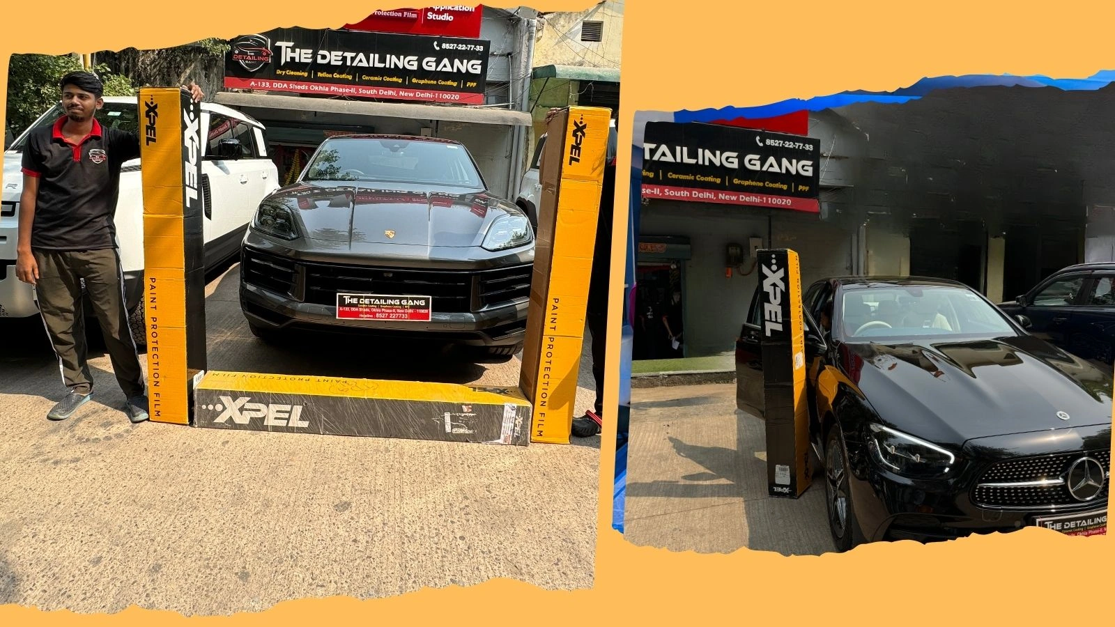 XPEL Paint Protection Film Application on Vehicle