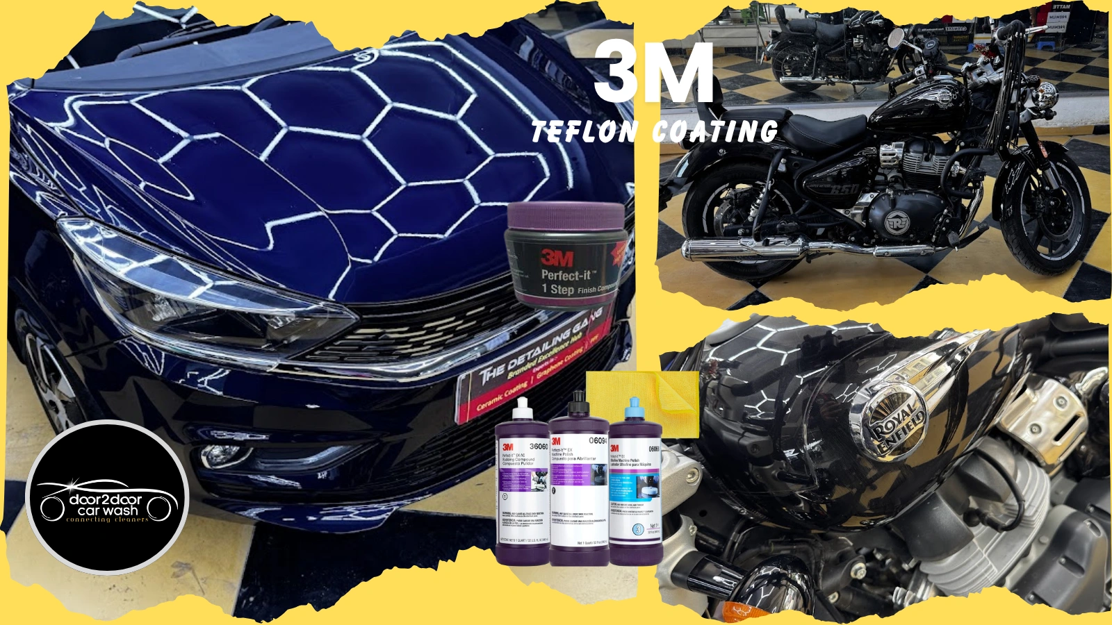 Doorstep Price List for Car 3M Teflon Coating in Delhi, DELHI