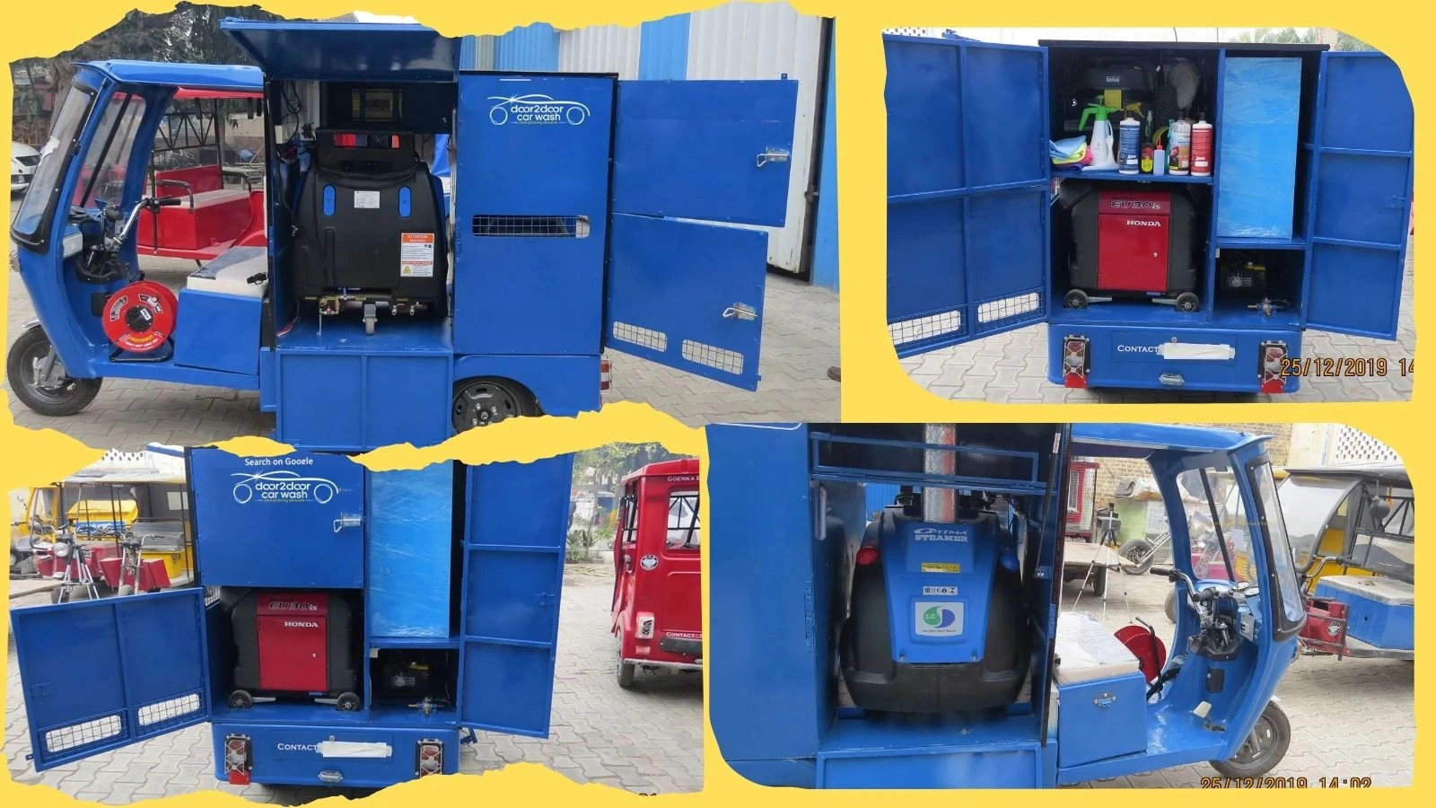 Car wash equipment Door2Door Car Wash e-cart