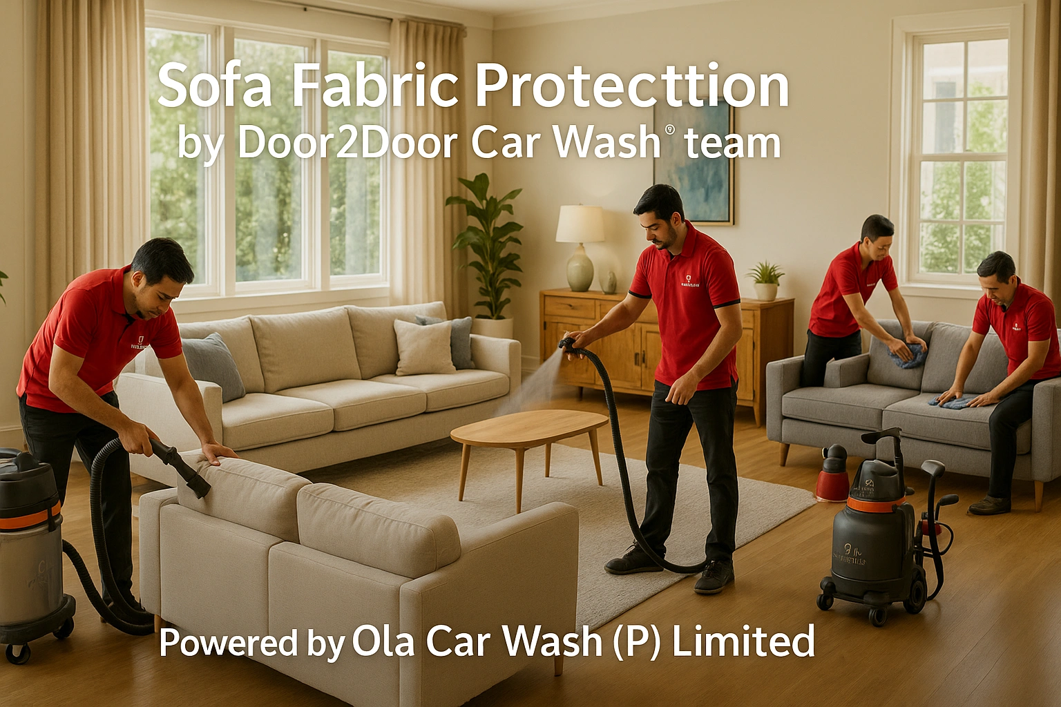 Professional sofa and upholstery cleaning at your doorstep in Bengaluru