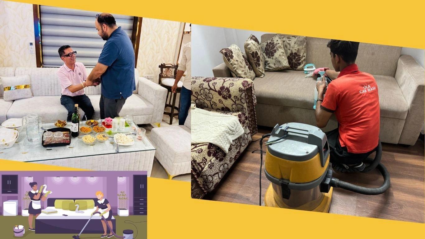 Sofa dry cleaning services at home in DELHI