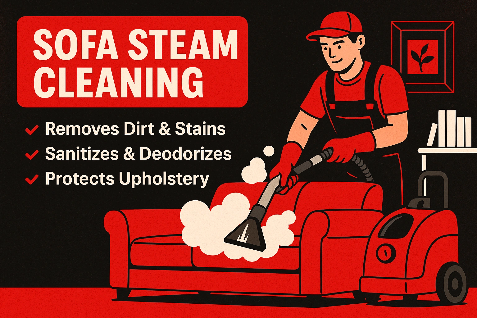 Sofa Steam Cleaning in Delhi
