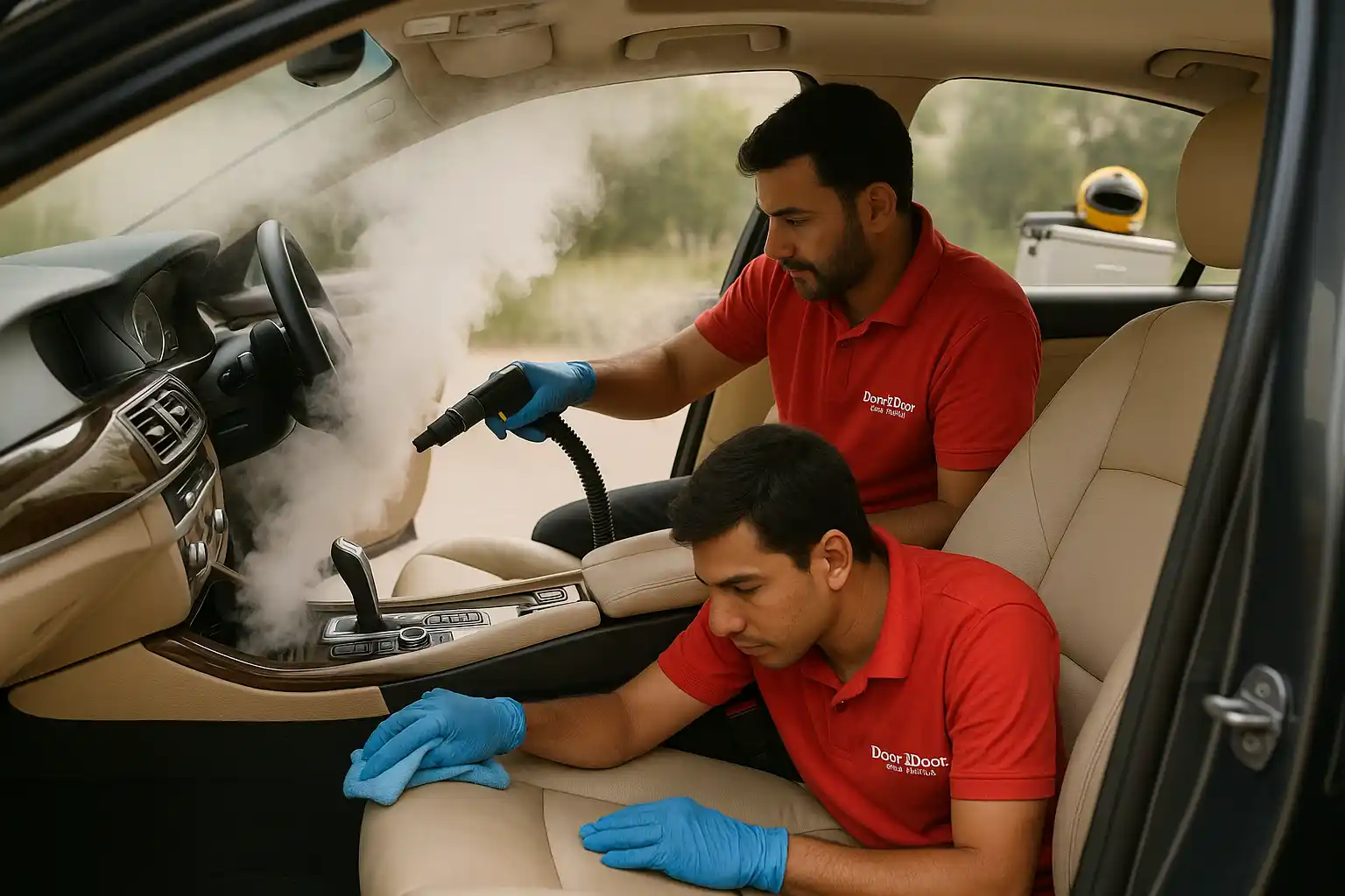 Steam Car Wash Service in Delhi