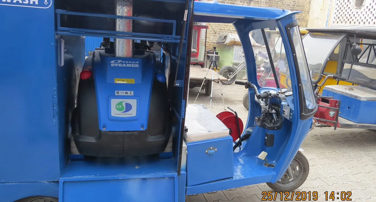 doorstep car wash e-cart setup price